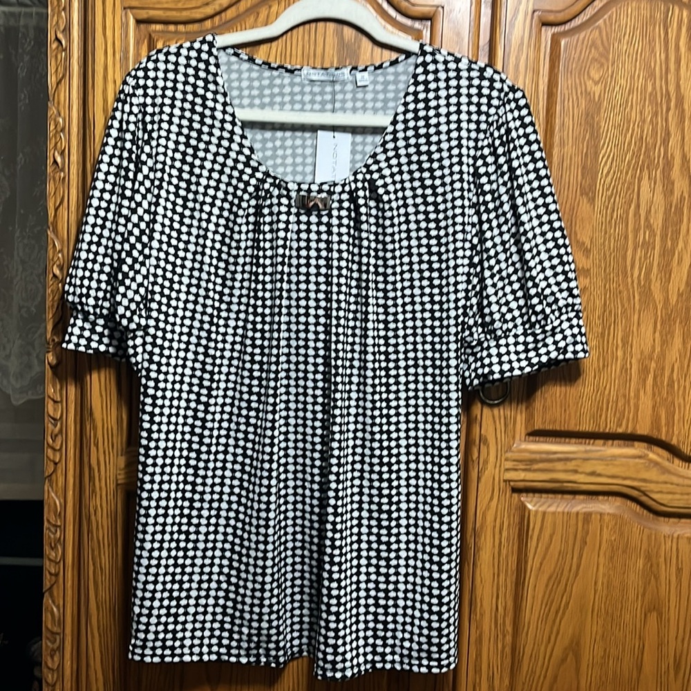Brand new NWT Notations 1X lot of 2 blouses - Picture 7 of 8